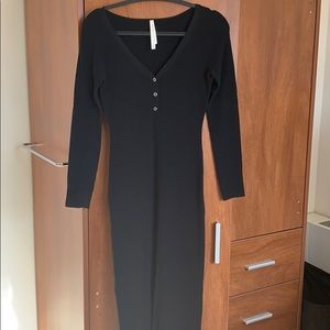 henley sweater dress